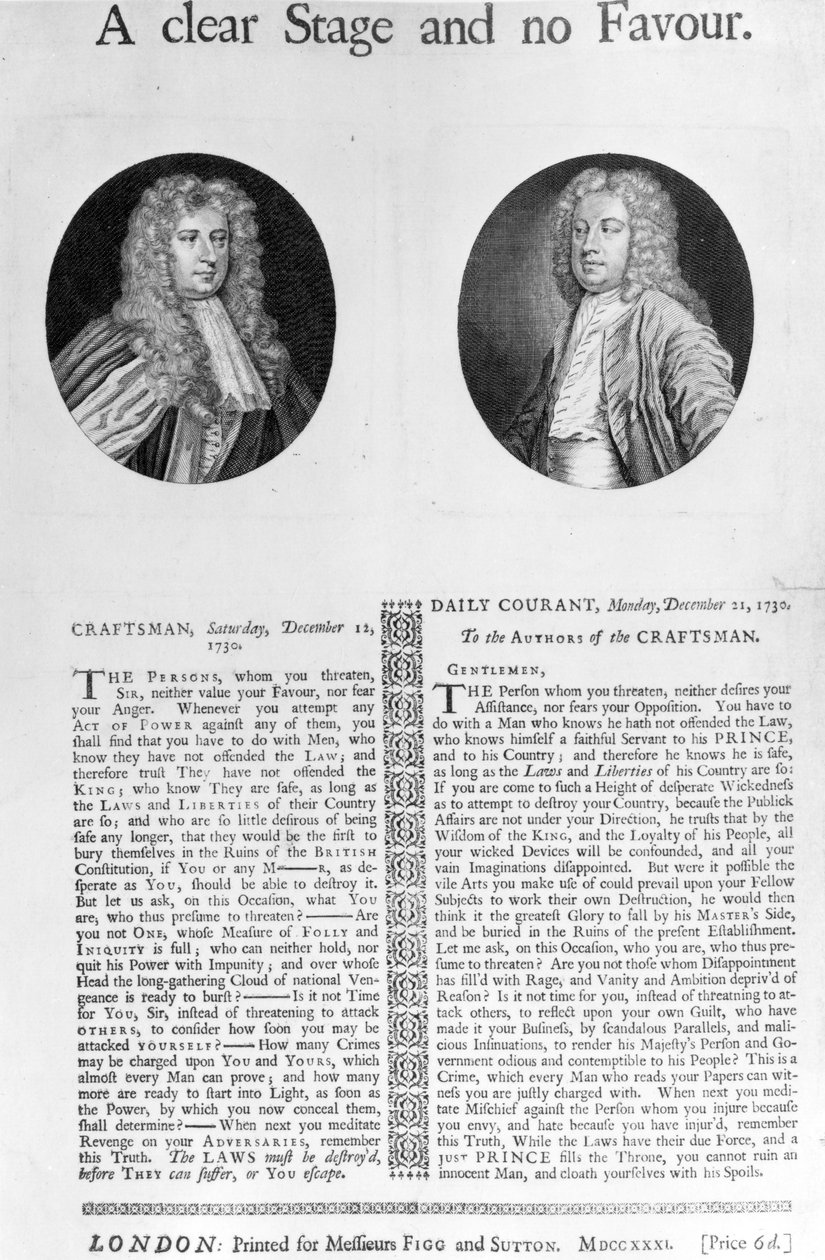 Jasna scena i bez łaski, 1730 (grawerunek) autorstwa English School