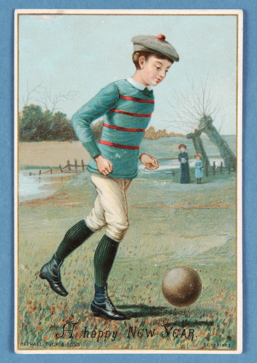 Szczęśliwego Nowego Roku, ok. 1890 autorstwa English School
