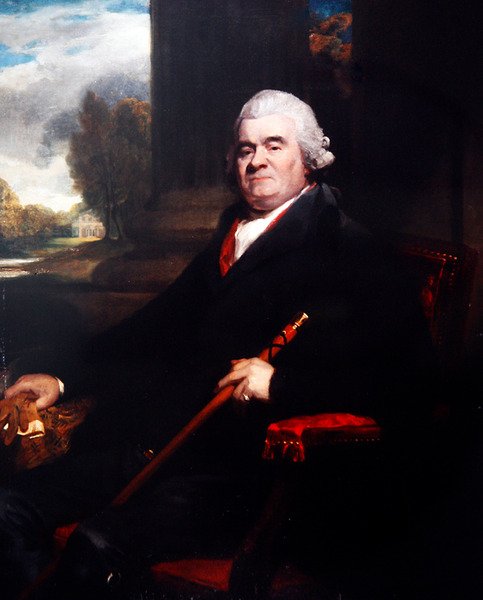 Portret Sir Benjamina Trumana (olej na płótnie) autorstwa English School