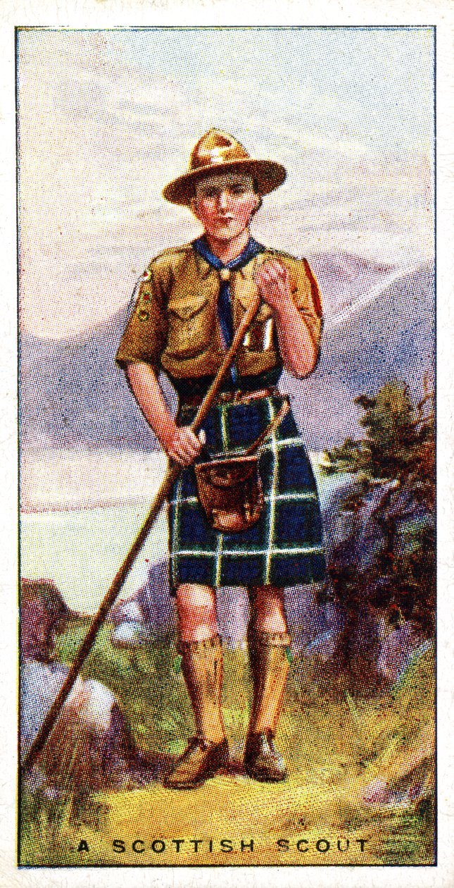 Szkocki skaut, 1929 autorstwa English School