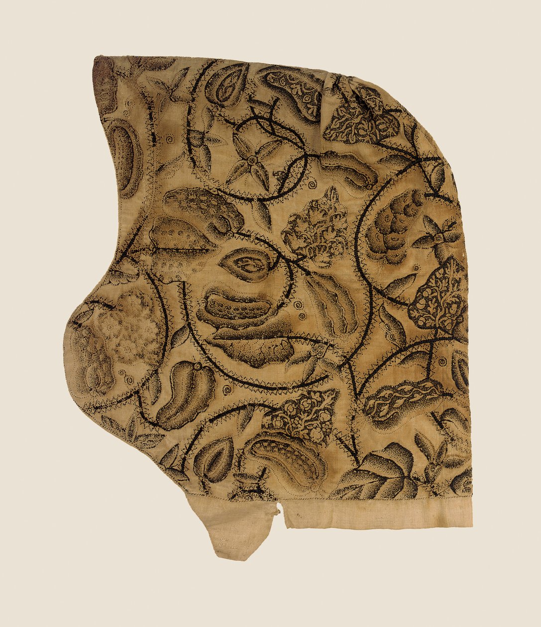 Piękny czarny czepiec, 1620-40 autorstwa English School