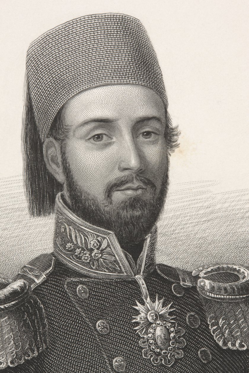 Abdulmecid I, z „Galerii Portretów Historycznych”, wydana ok. 1880 r. autorstwa English School