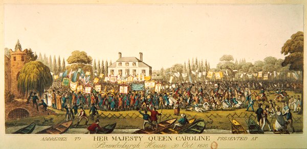 Przemówienia do Jej Królewskiej Mości Królowej Karoliny wygłoszone w Domu Brandenburskim 30 października 1820 r. autorstwa English School