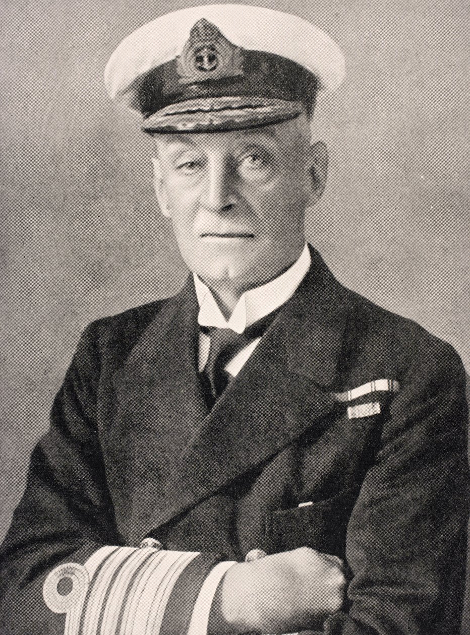 Admirał Sir Henry Bradwardine Jackson, z „The War Illustrated Album deLuxe”, wydanej w Londynie, 1916 autorstwa English School