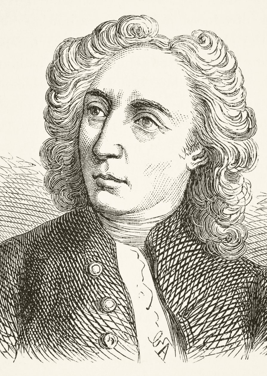 Alexander Pope, z „The National and Domestic History of England” Williama Hickmana Smitha Aubreya (1858-1916) opublikowanego w Londynie ok. 1890 r. autorstwa English School