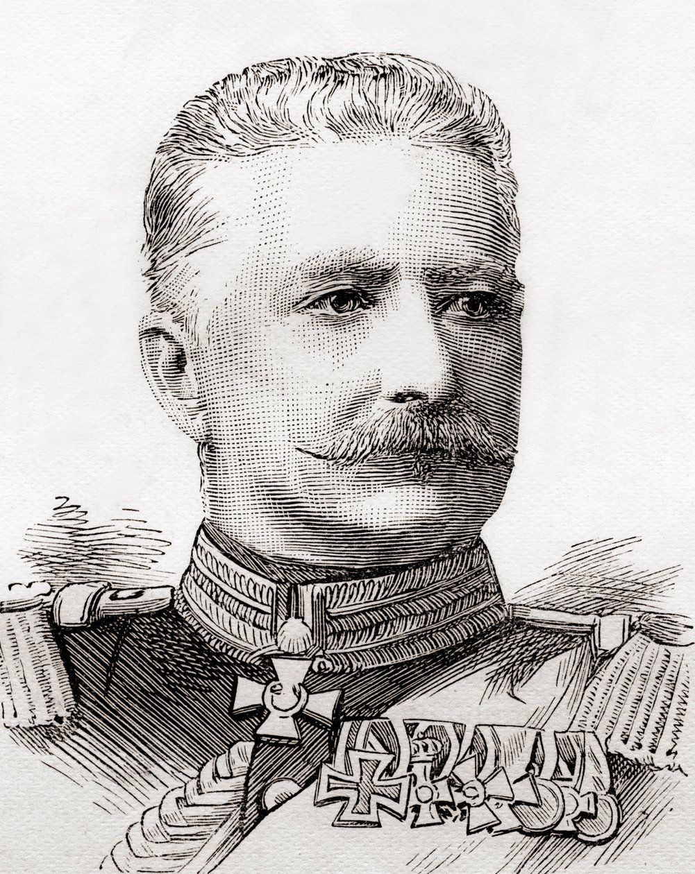 Alfred Ludwig Heinrich Karl Graf von Walderse autorstwa English School