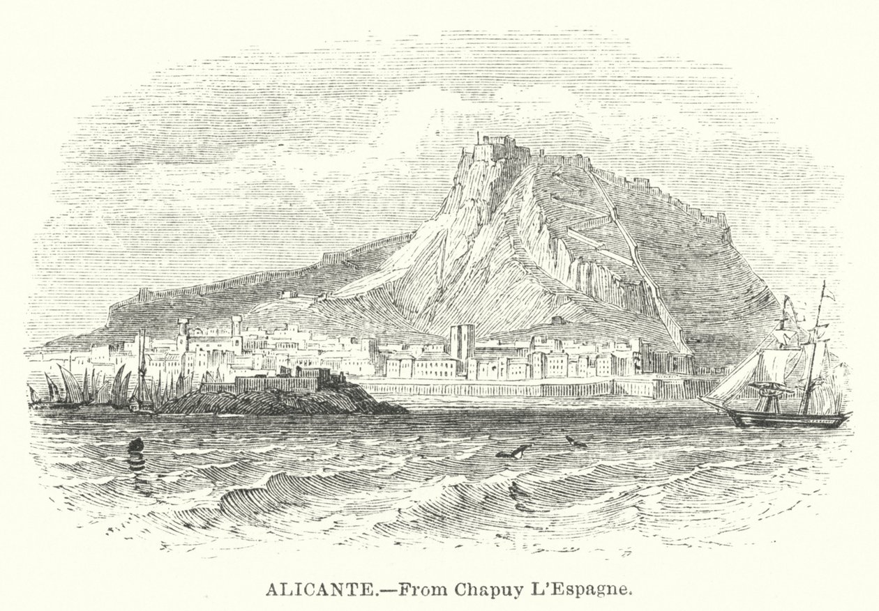 Alicante (grawerunek) autorstwa English School