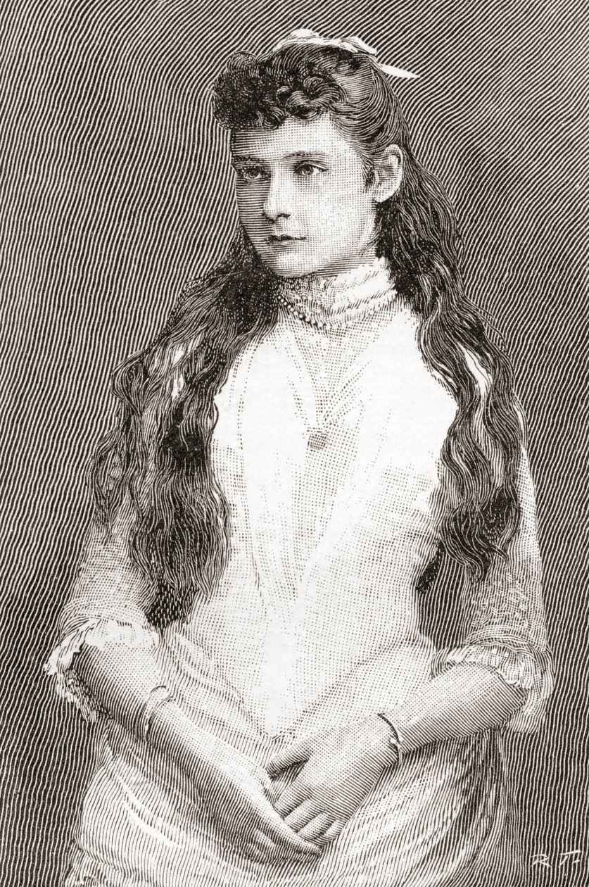Alix z Hesji i nad Renem, później Aleksandra Fiodorowna autorstwa English School