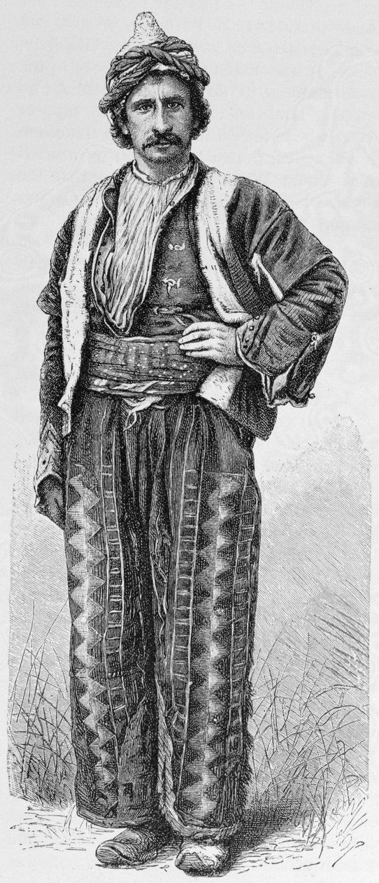 Ormianin, z „Historii ludzkości”, t. III, prof. Friedricha Ratzela, 1898 autorstwa English School