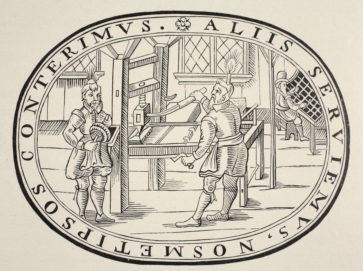 Drukarnia angielska, 1619 autorstwa English School