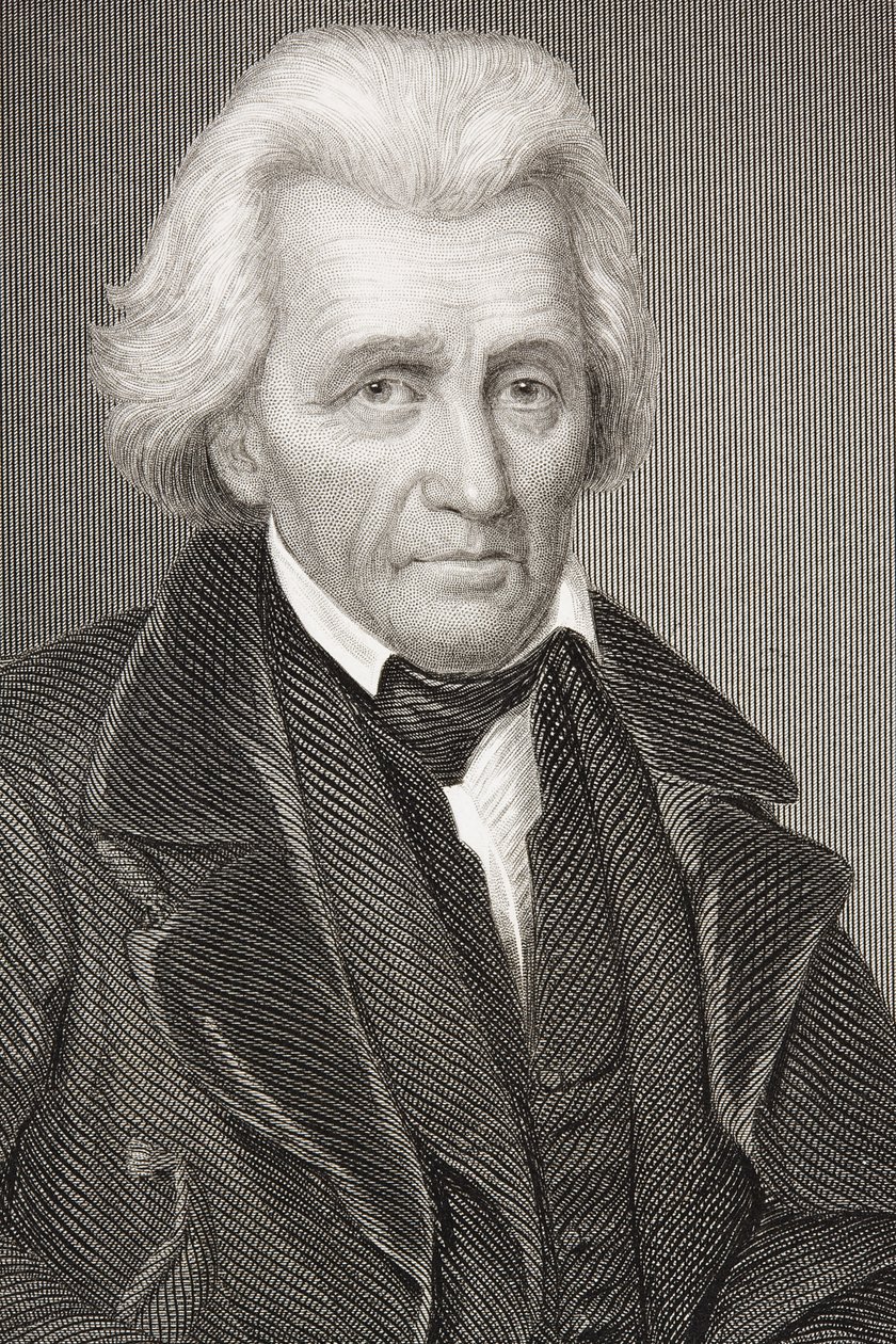 Andrew Jackson, z „Galerii Portretów Historycznych”, wydana ok. 1880 r. autorstwa English School
