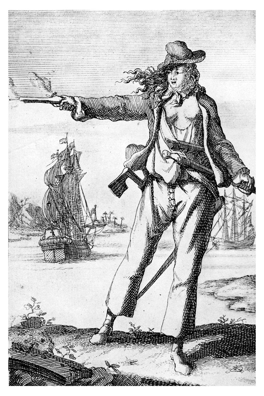 Anne Bonney, z "Historii piractwa Gosse