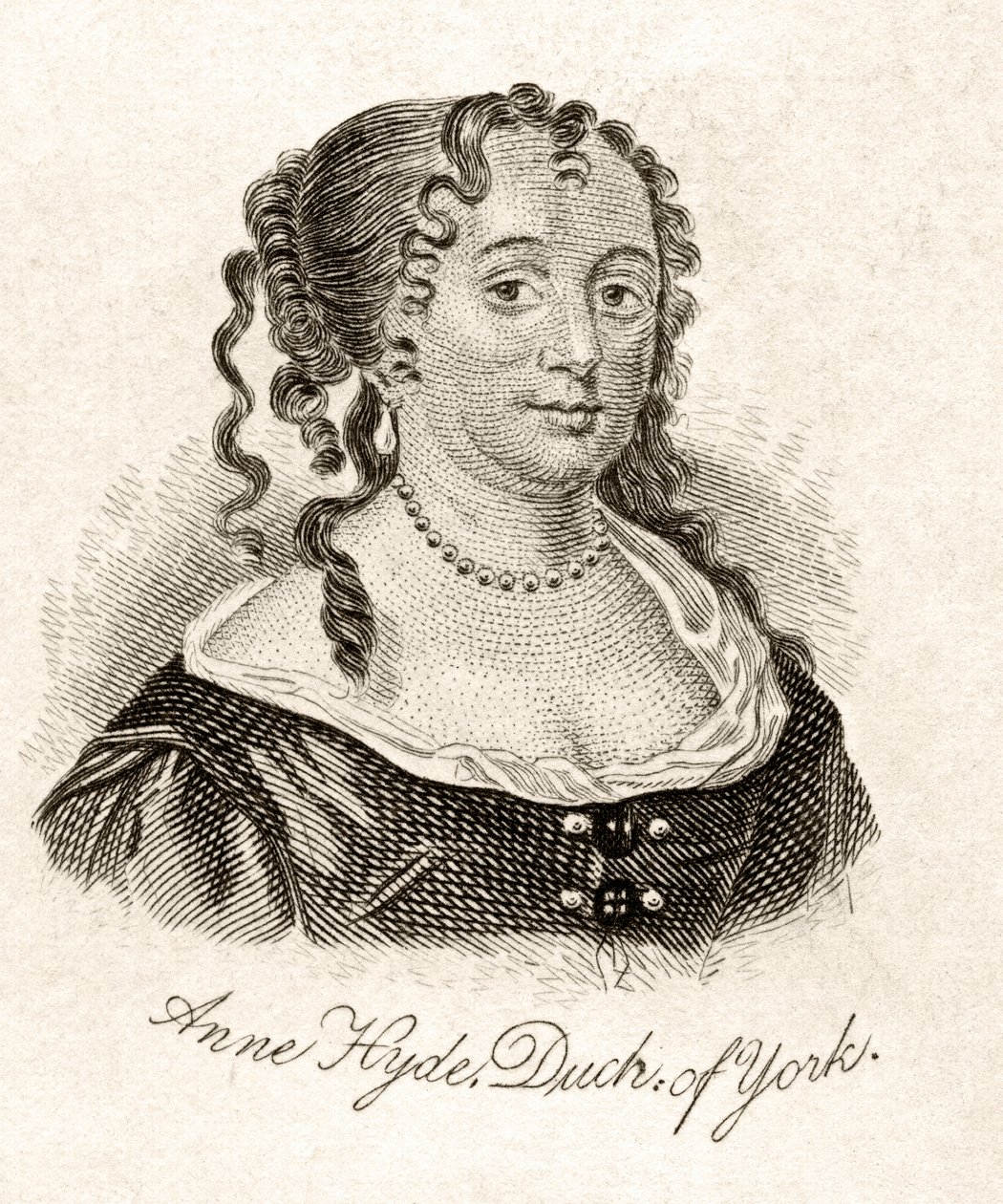 Anne Hyde, księżna Yorku, z „Crabb