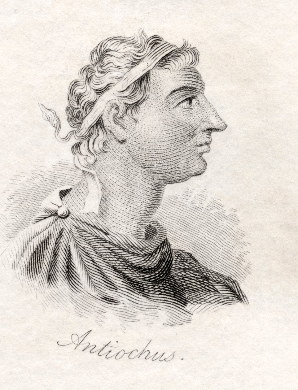 Antiochus I Soter, ze „Słownika historycznego Krabba”, opublikowanego w 1825 r. autorstwa English School