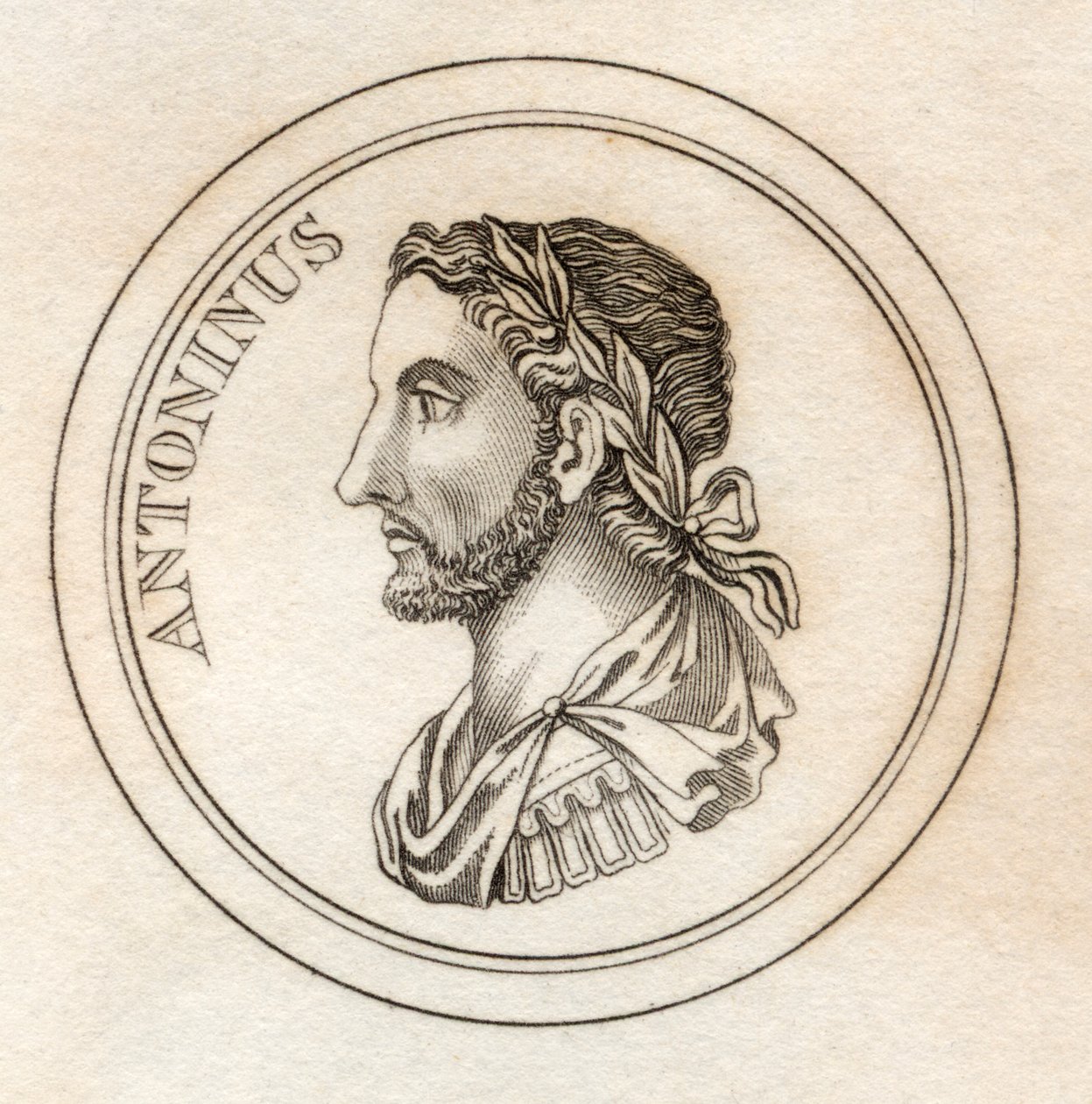 Antoninus Pius, ze „Słownika historycznego Krabba”, opublikowanego w 1825 r. autorstwa English School