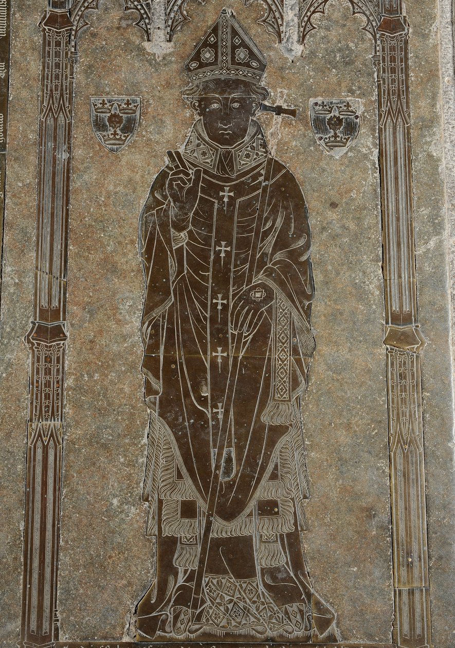 Arcybiskup Thomas Cranley, 1417 (mosiądz) autorstwa English School