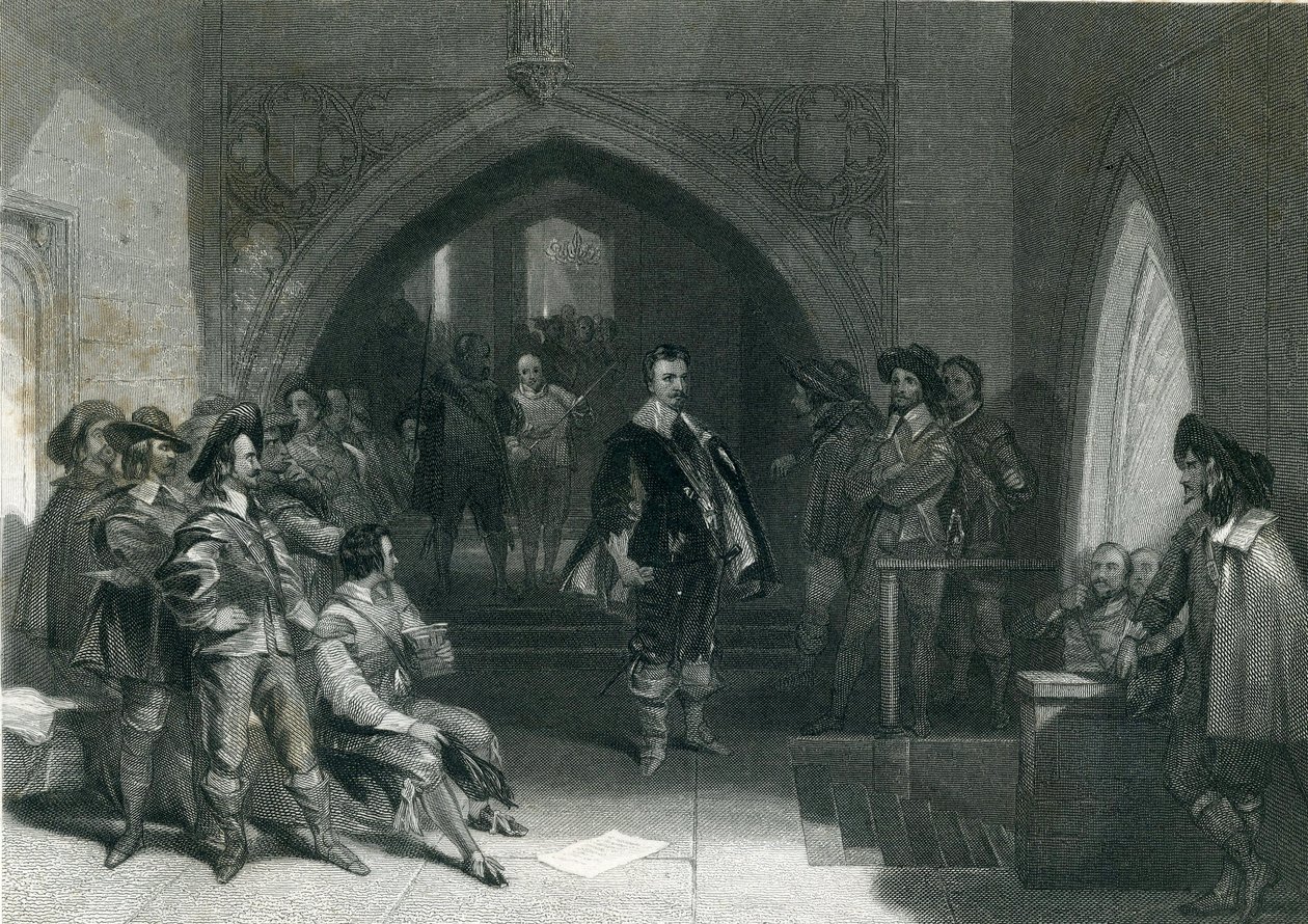 Aresztowanie Lorda Strafforda, 1640 autorstwa English School