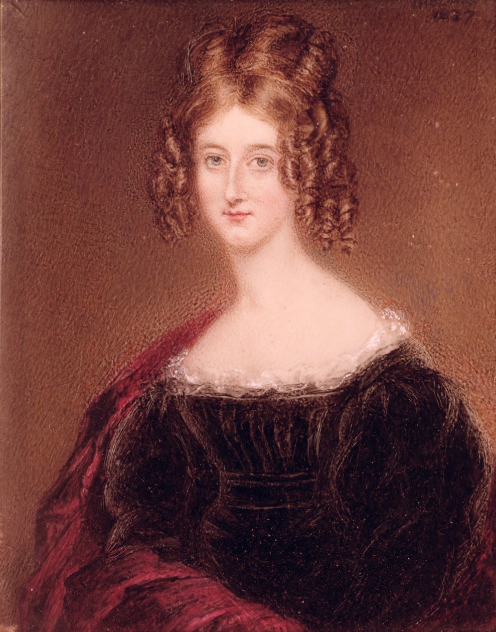 Augusta Leigh, siostra Byrona autorstwa English School