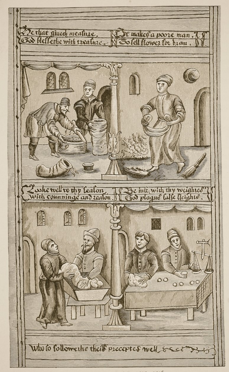Bakers of York, 1595-1596 (zdjęcie w sepii) autorstwa English School