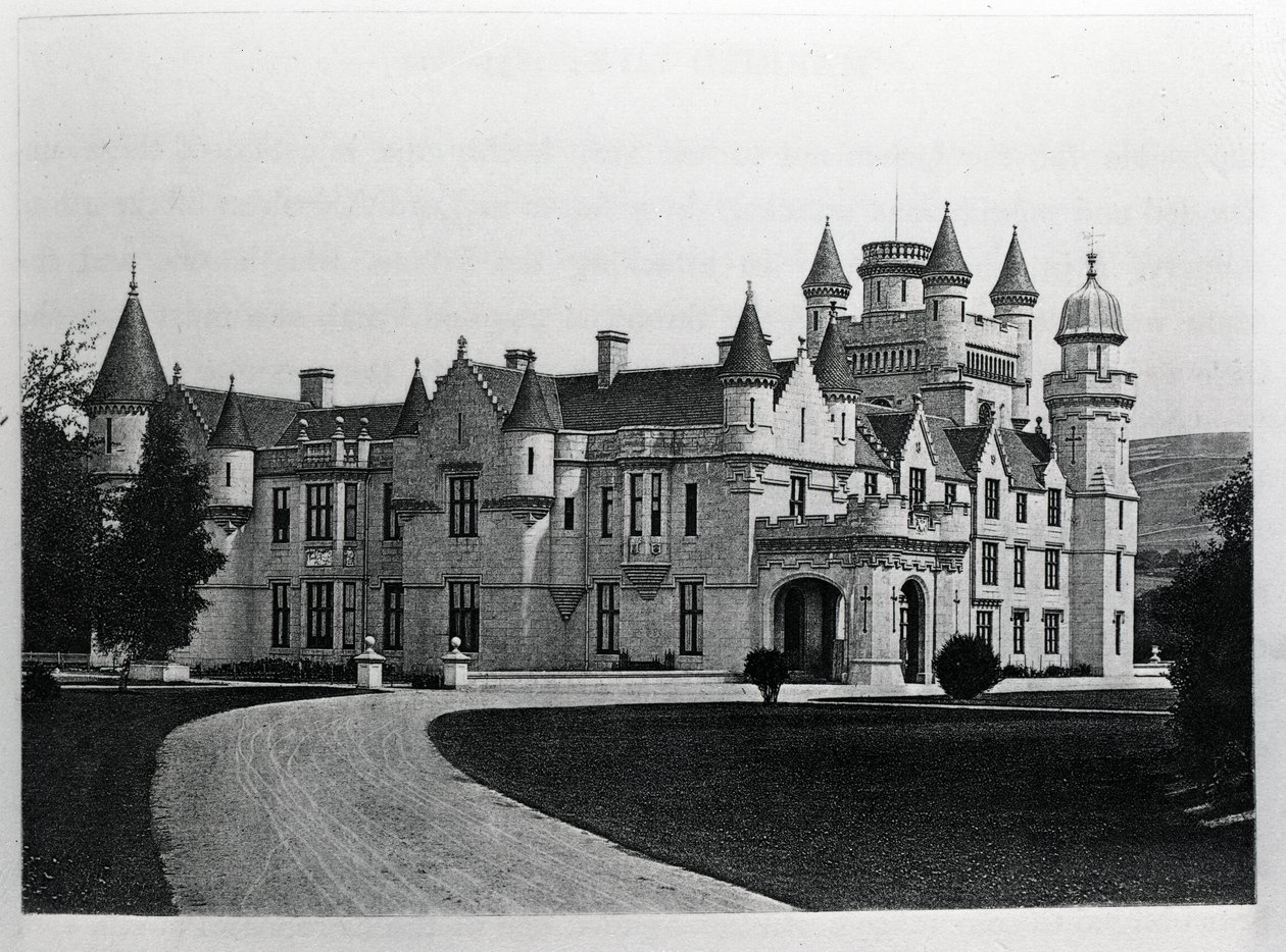 Zamek Balmoral (lito) autorstwa English School
