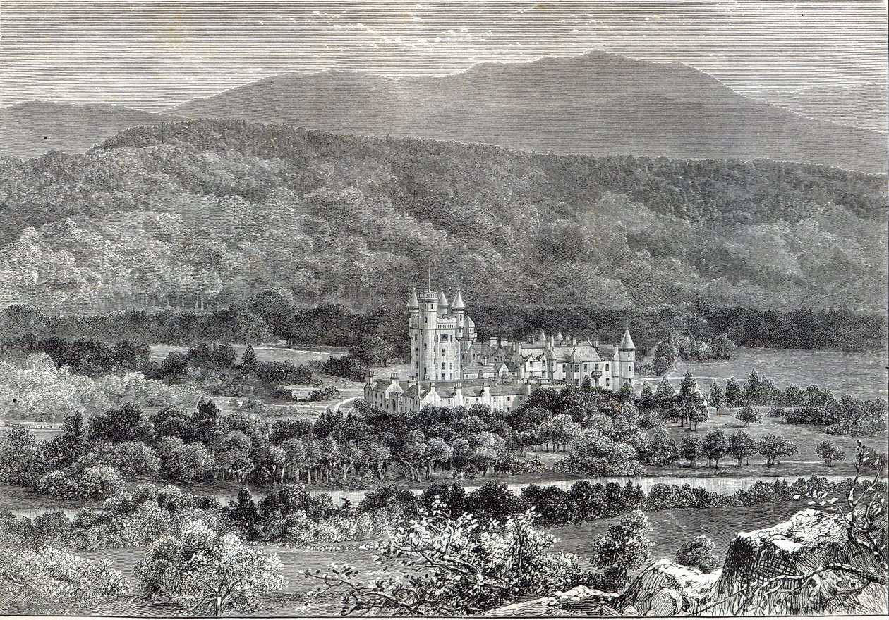 Balmoral, z „Godziny wypoczynku”, 1888 r. autorstwa English School