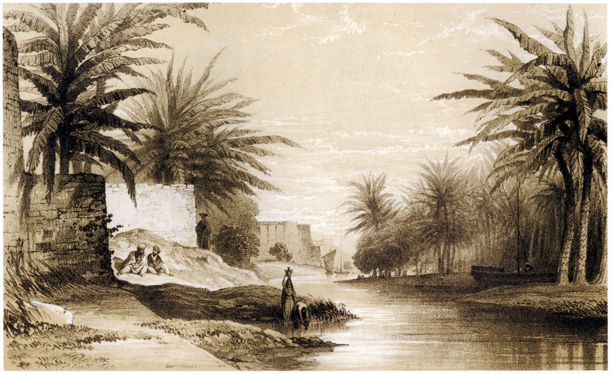 Basra, ok. 1834-37 (rysunek) autorstwa English School