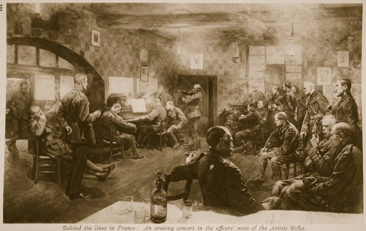 Za liniami we Francji, 1914-19 autorstwa English School