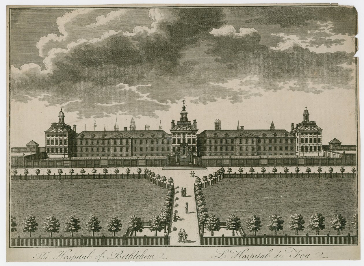 Szpital Bethlehem (grawerunek) autorstwa English School