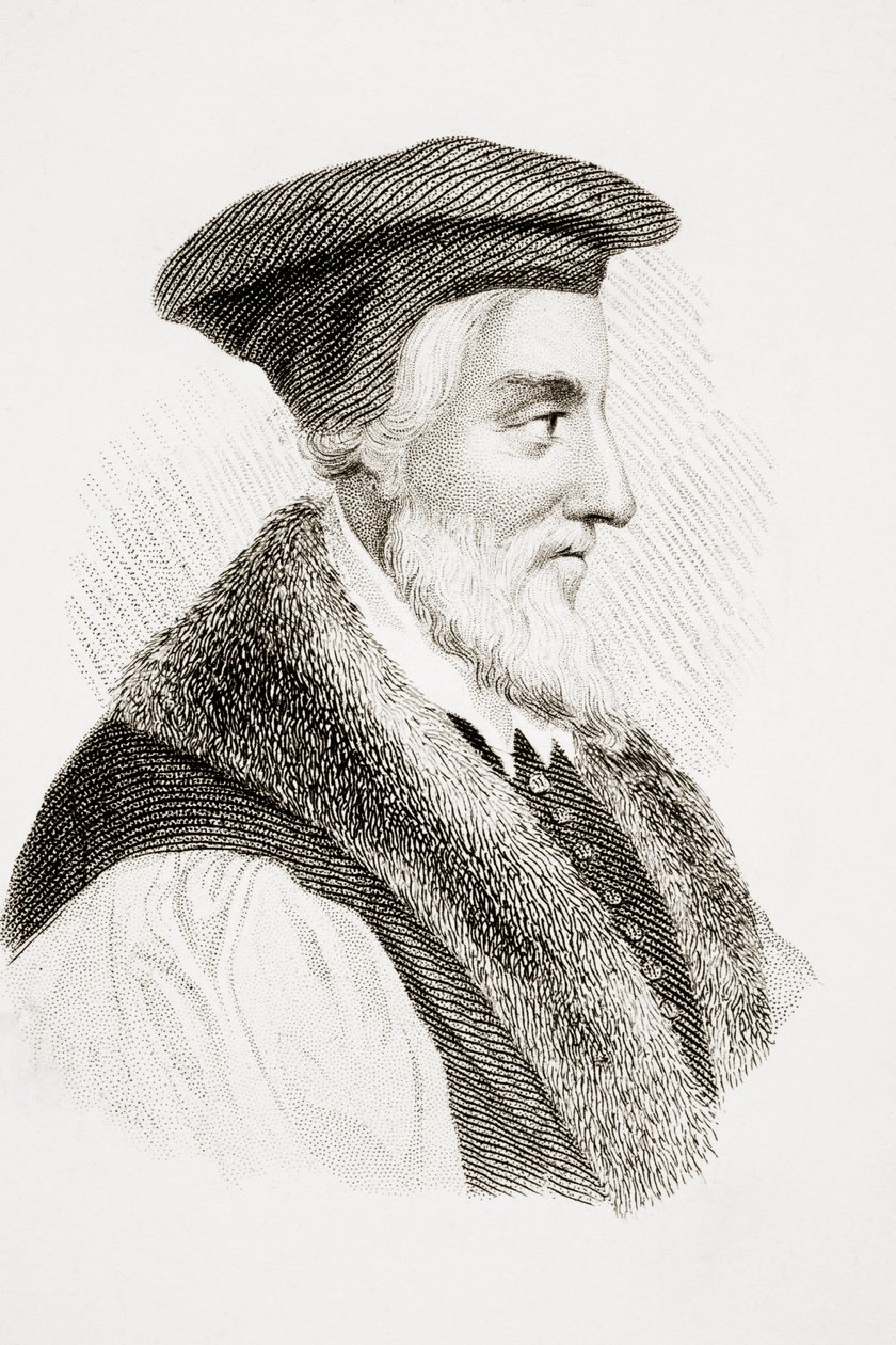Biskup Hugh Latimer, z "Old England