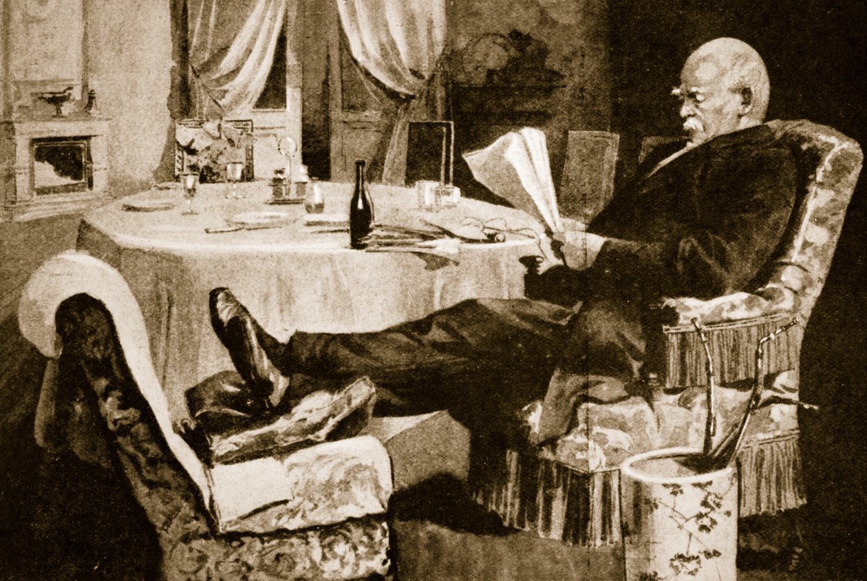 Bismarck ma krótki wytchnienie od spraw państwowych autorstwa English School