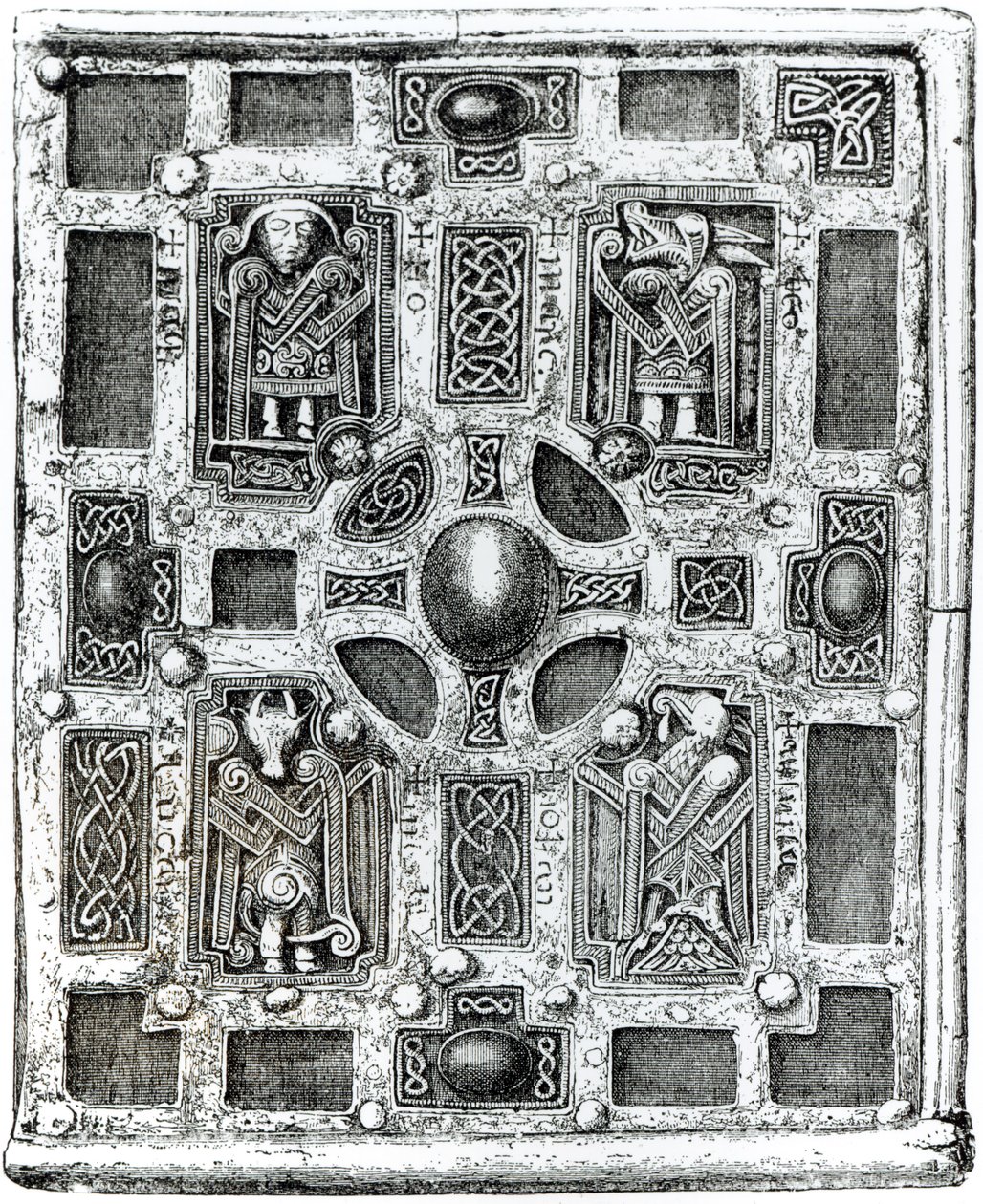 Book-Shrine lub Cumdach w Molaise, ok. 1001-1025 autorstwa English School