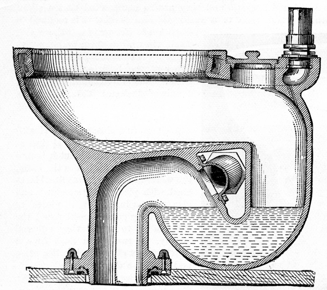 WC Bostels nr 7 Excelsior , 1870 autorstwa English School