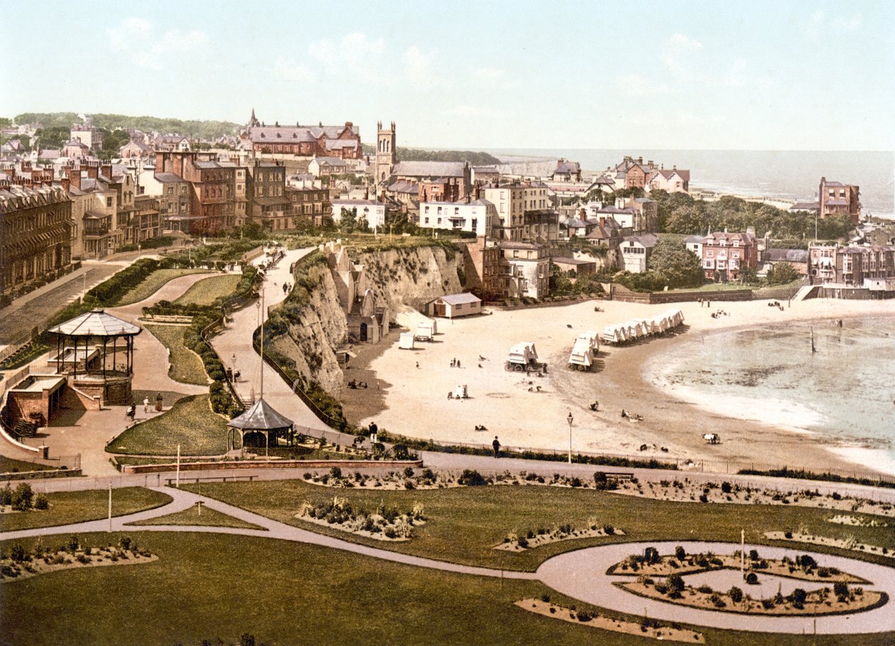Broadstairs (zdjęcie ręcznie kolorowane) autorstwa English School