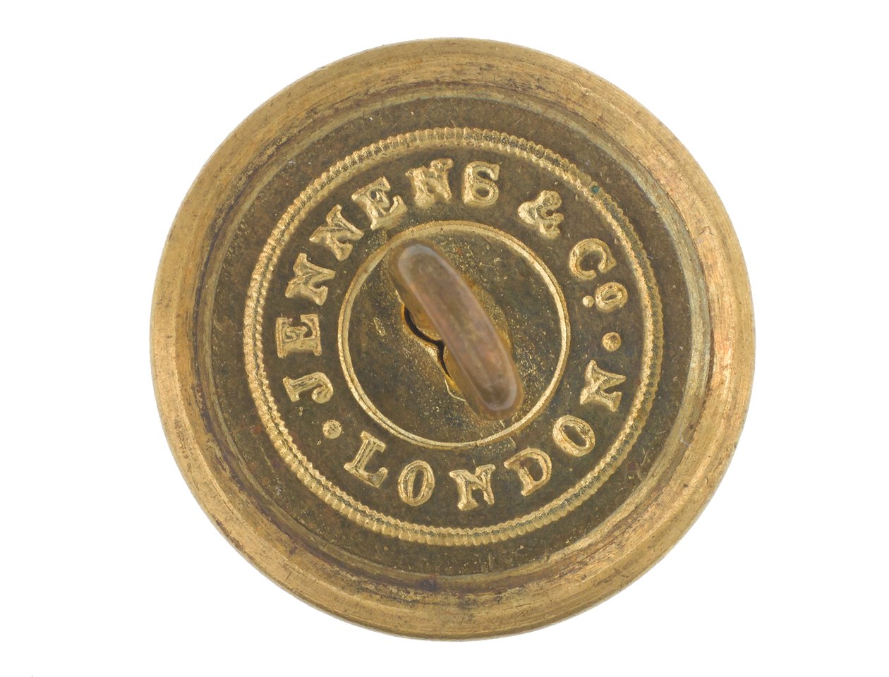 Button, 9. Pułk Ułanów Bengalskich, przed 1901 r. autorstwa English School