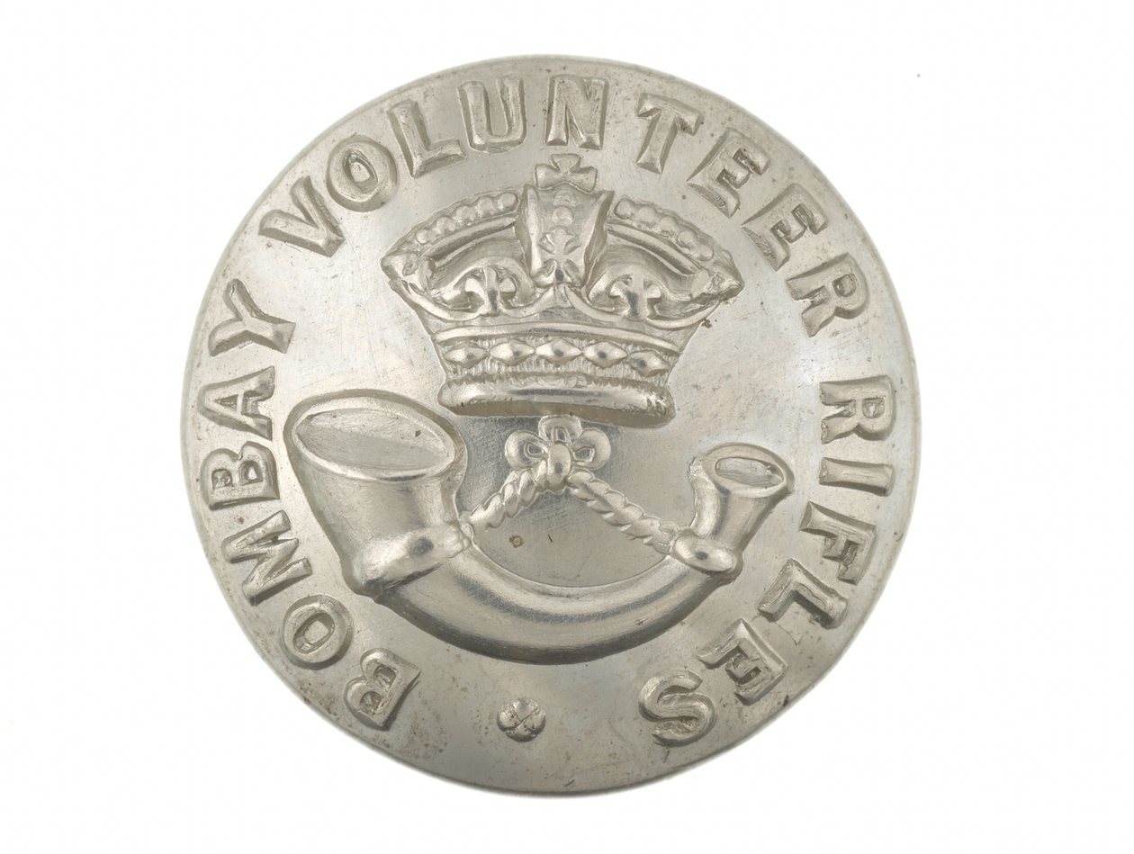 Button, Bombajskie karabiny ochotnicze, przed 1901 r. autorstwa English School
