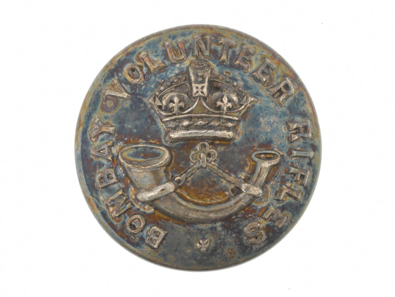 Button, Bombajskie karabiny ochotnicze, przed 1901 r. autorstwa English School