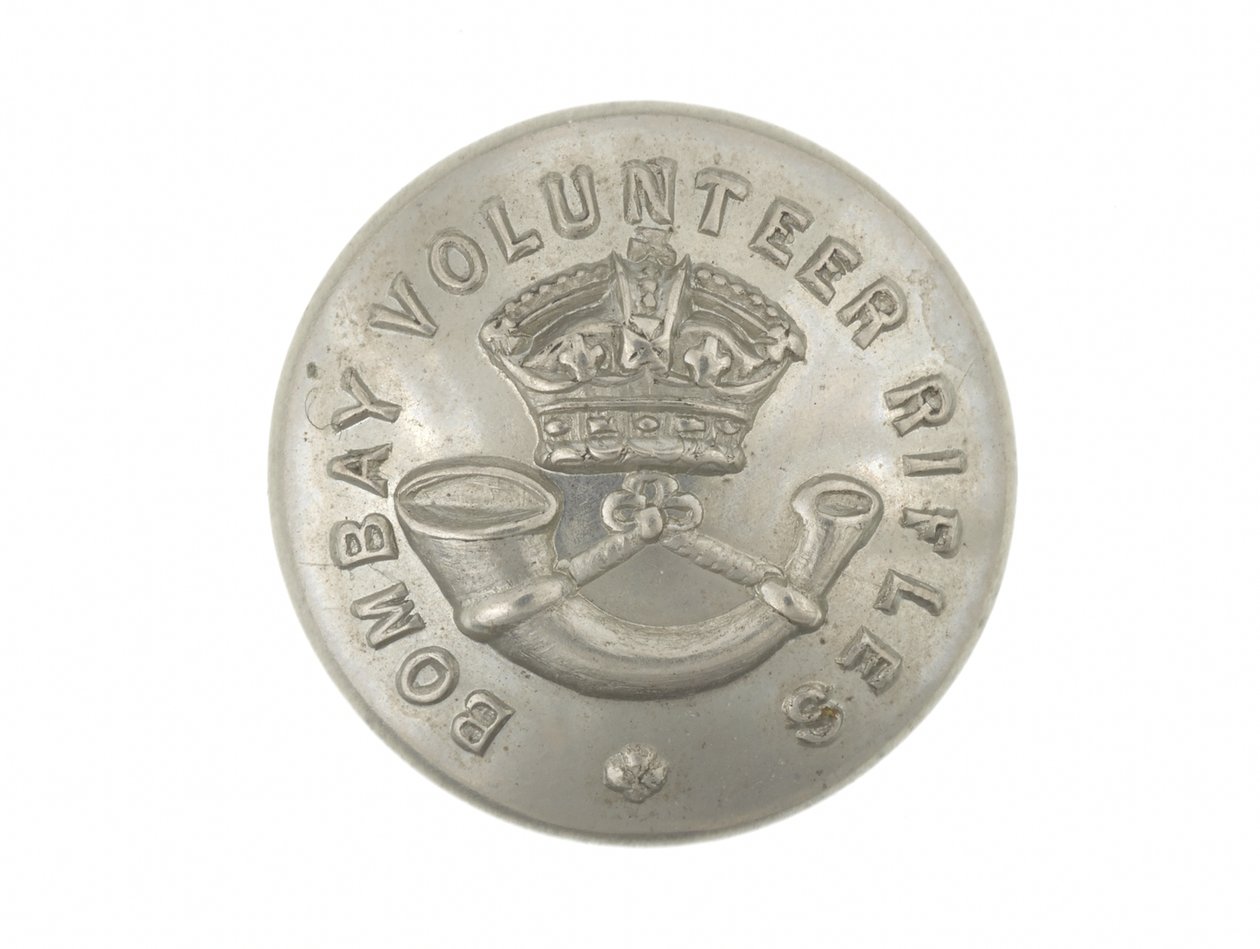 Button, Bombajskie karabiny ochotnicze, przed 1901 r. autorstwa English School