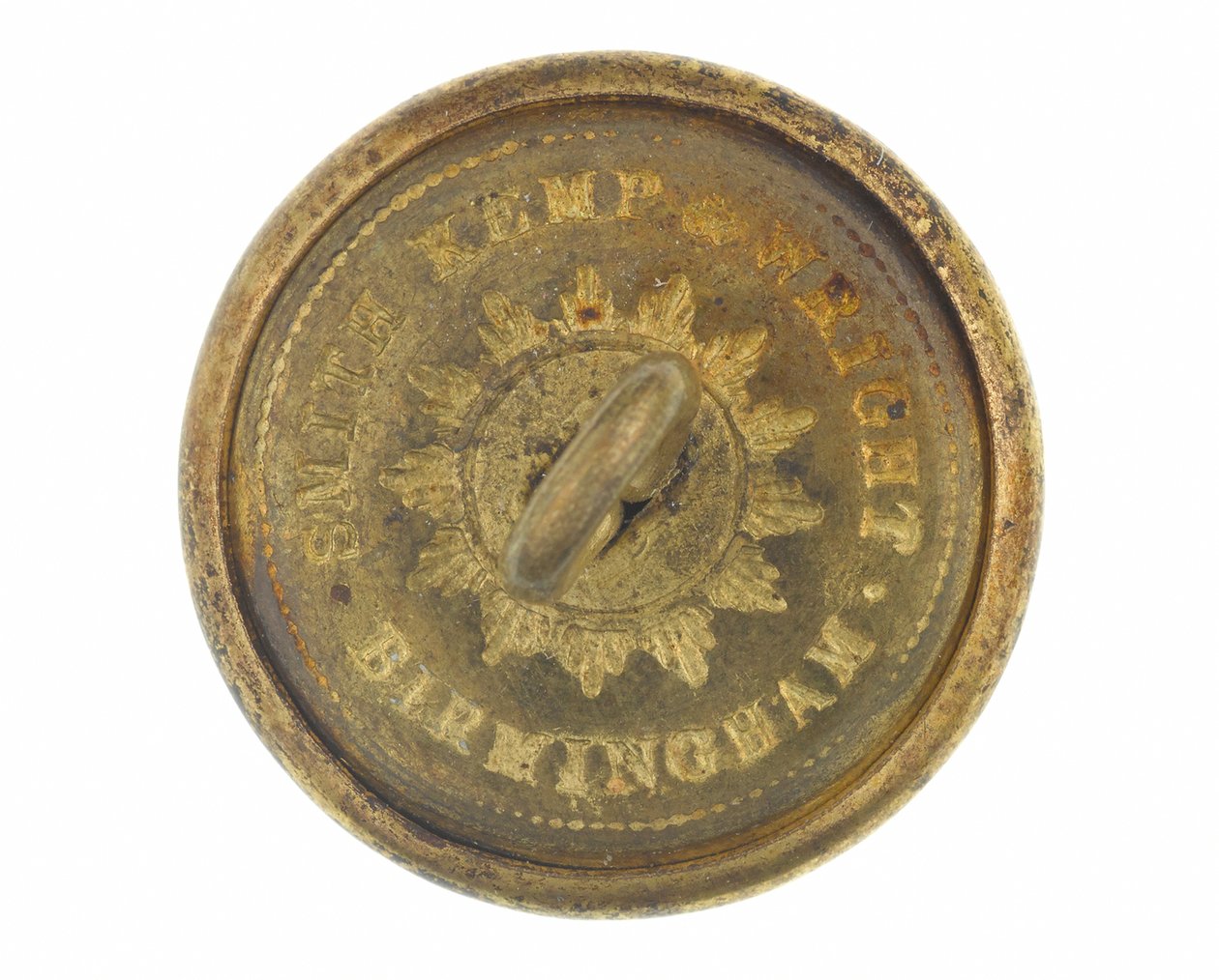 Button, inne stopnie, 6. Bengalski Pułk Europejski, 1858-1861 autorstwa English School
