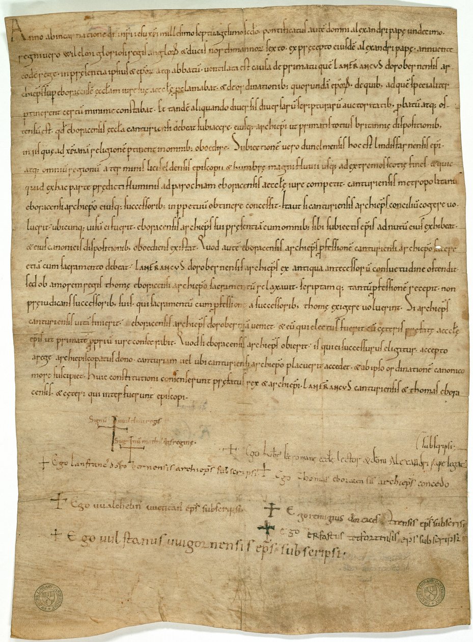 CCA-ChAnt/A/2 Accord of Winchester, 1072 autorstwa English School