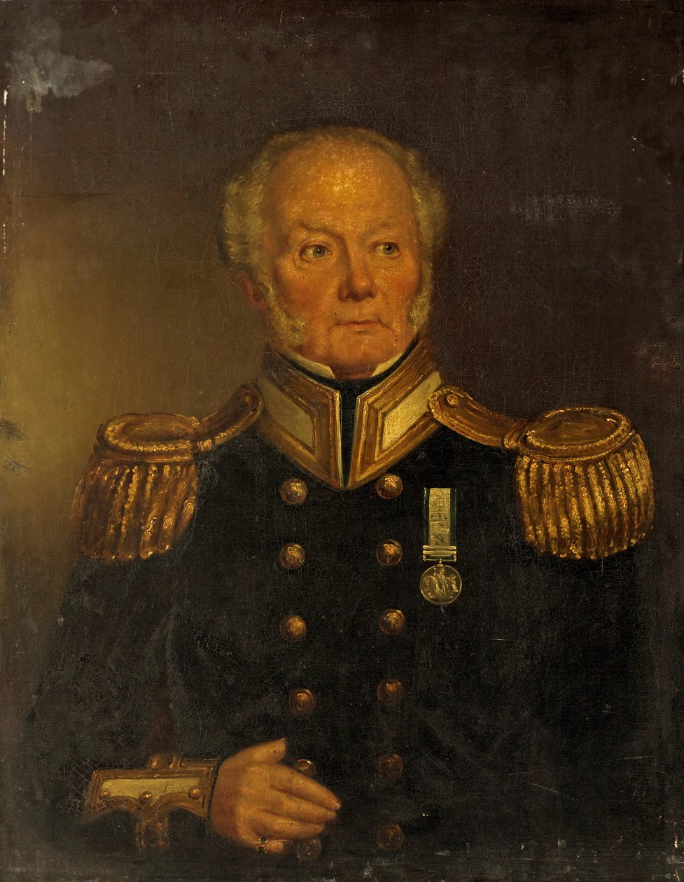 Kapitan Patriarcha, Royal Navy, ok. 1850 autorstwa English School