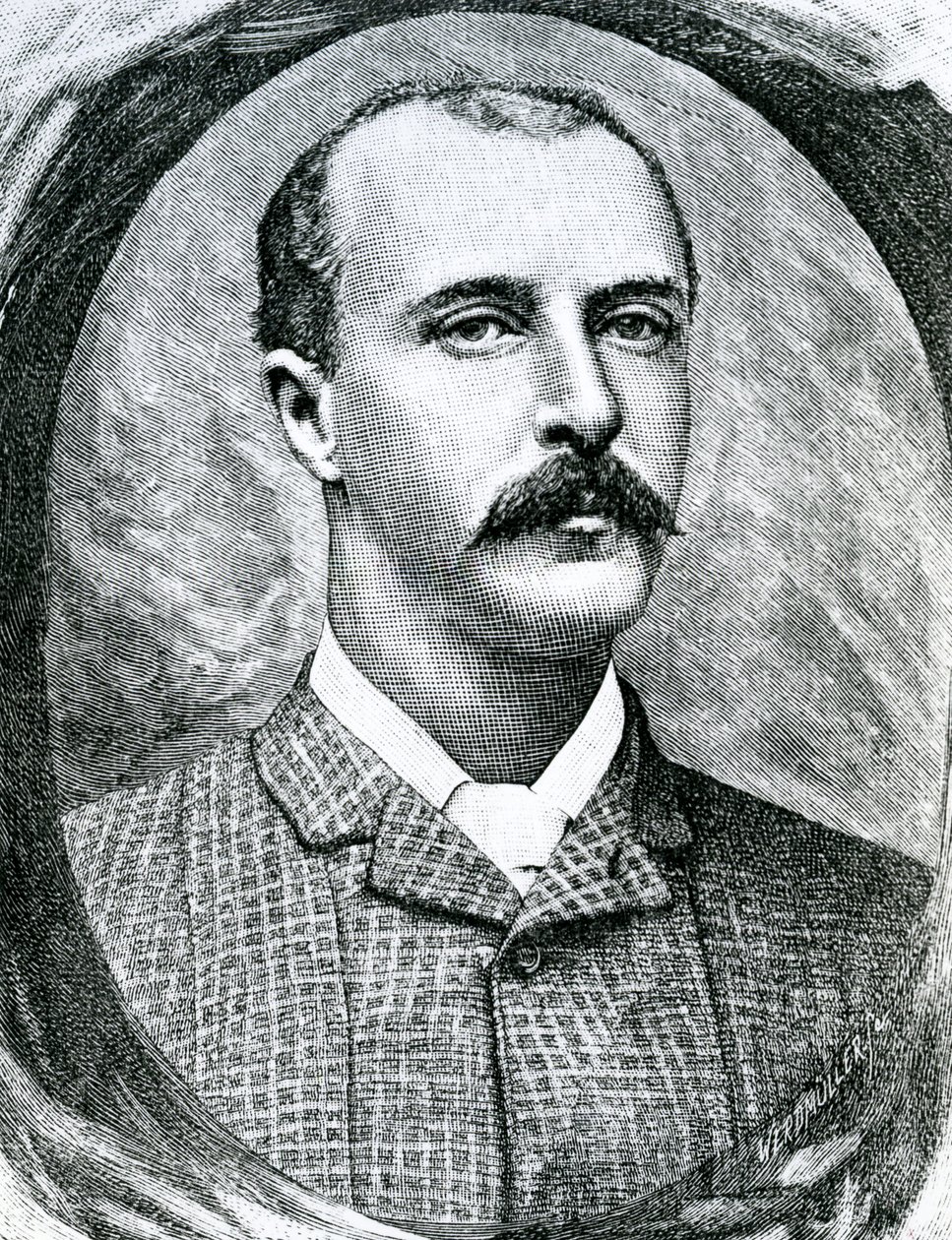 Kapitan Robert Henry Nelson (1853-92) autorstwa English School