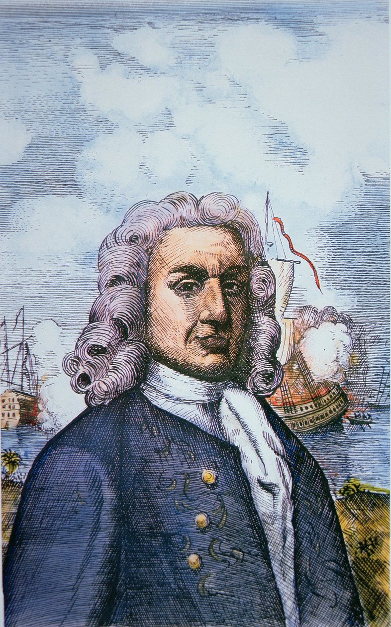 Kapitan William Kidd (kolor lito) autorstwa English School