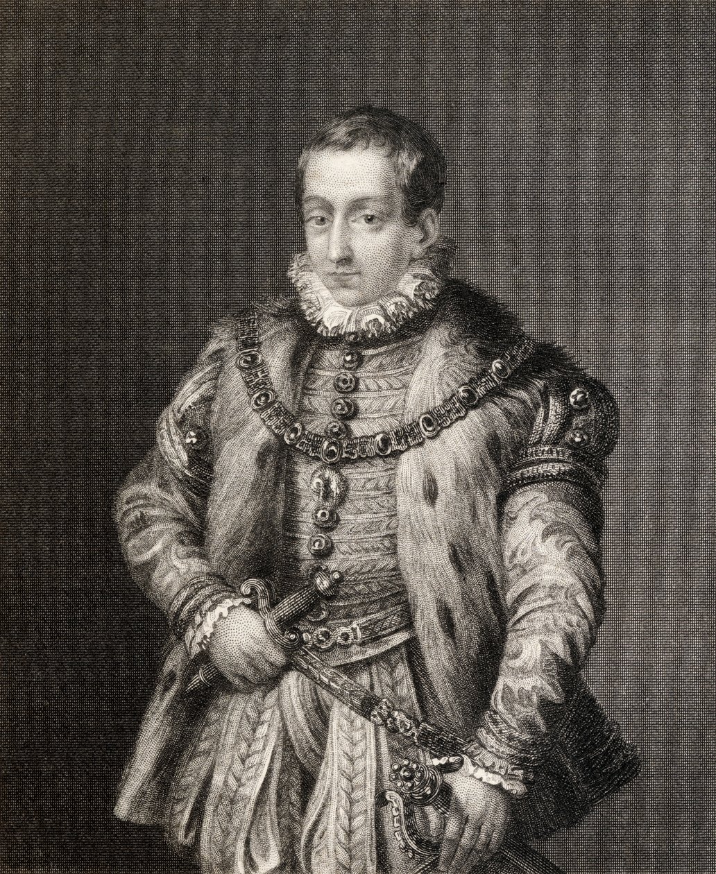 Carlos, książę Asturii, z „Historii panowania Filipa II”, opublikowanej w 1855 r. autorstwa English School