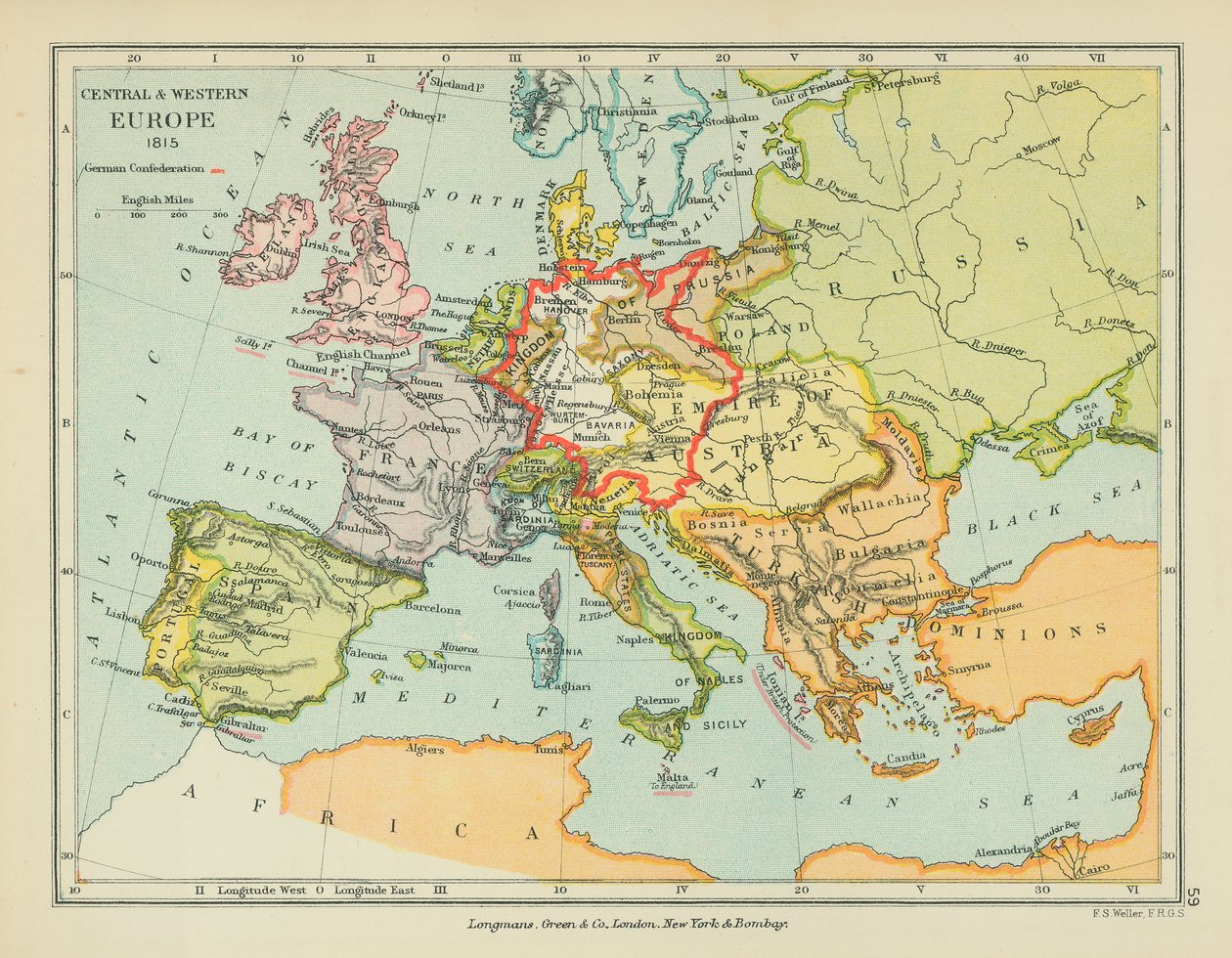 Europa Środkowa i Zachodnia (druk kolorowy) autorstwa English School