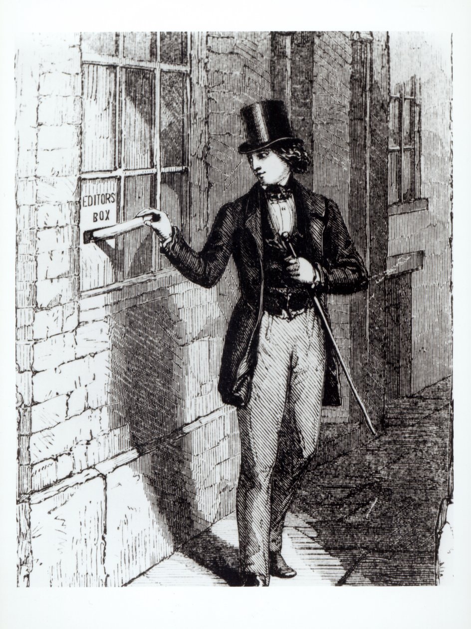Charles Dickens (1812-70) przesyła swoje historie autorstwa English School