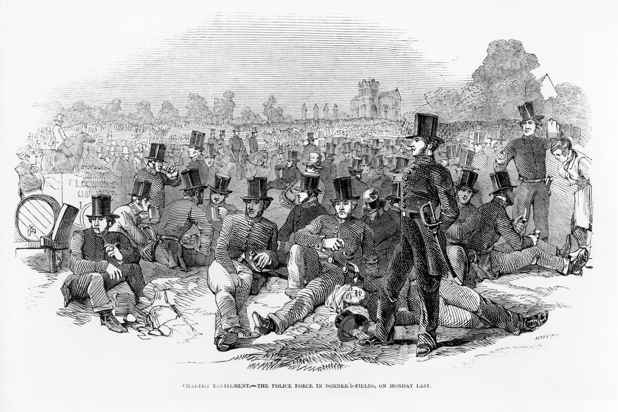 Chartist Excitement, policja w Bonner