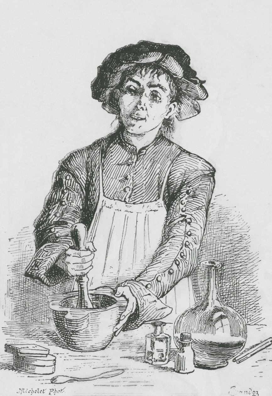 Chemik (grawerowanie) autorstwa English School