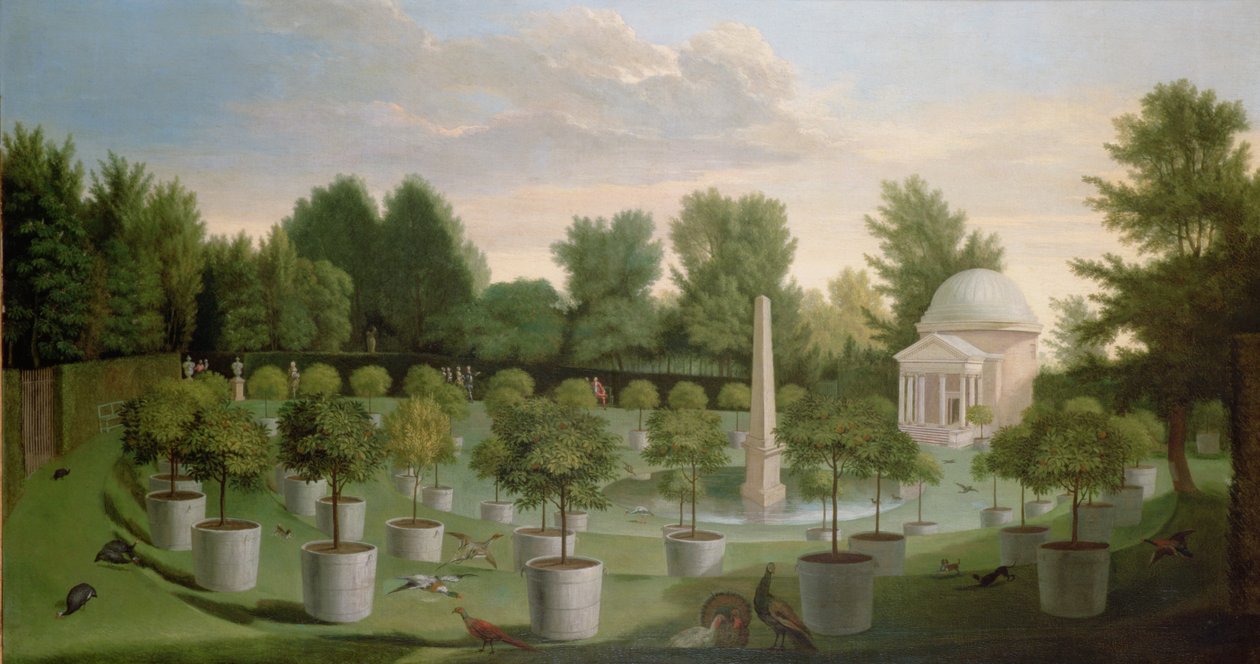 Ogrody Chiswick House autorstwa English School