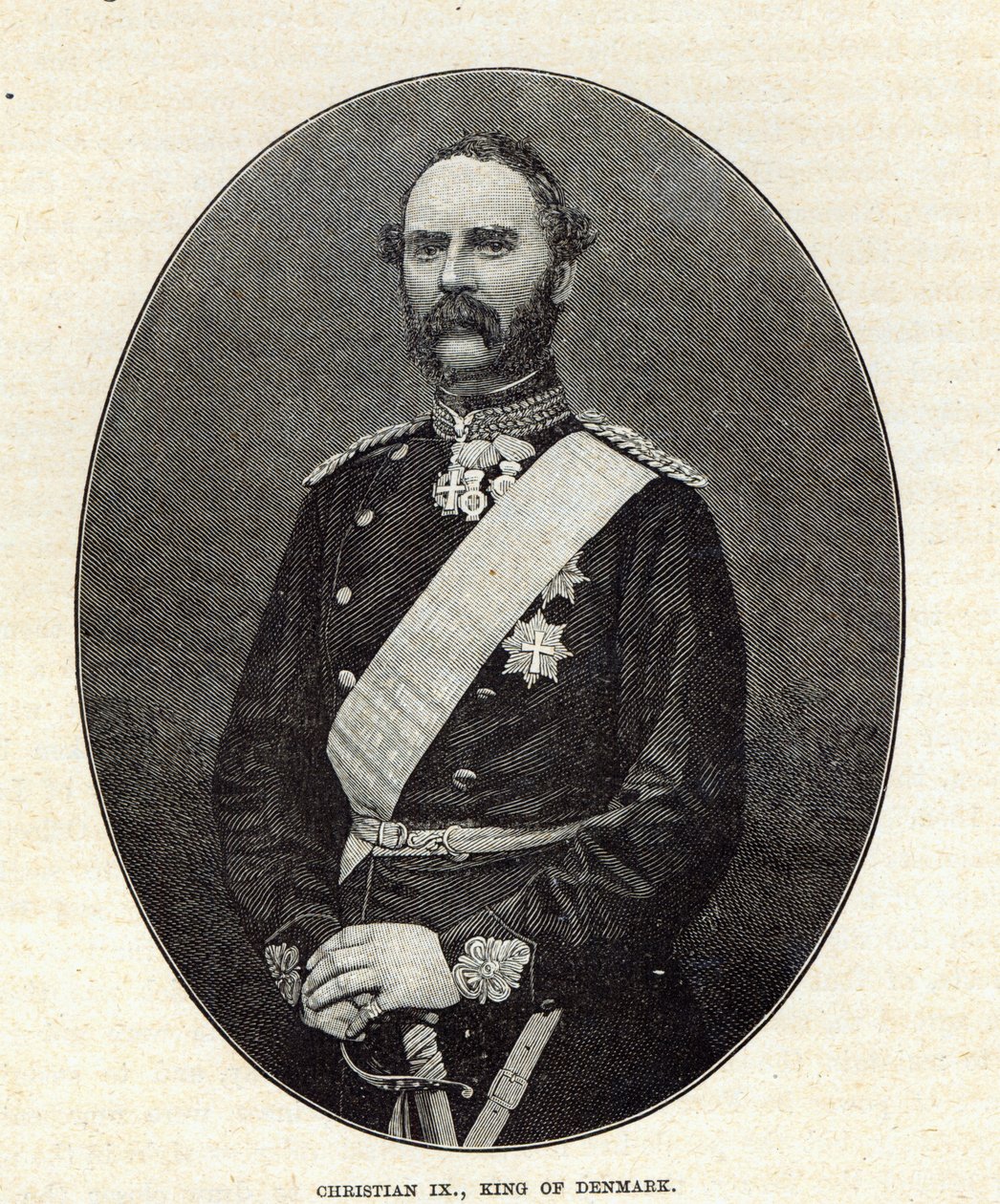 Christian IX, król Danii autorstwa English School