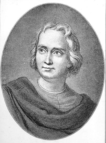 Krzysztof Kolumb (1451-1506) (grawerowanie) autorstwa English School